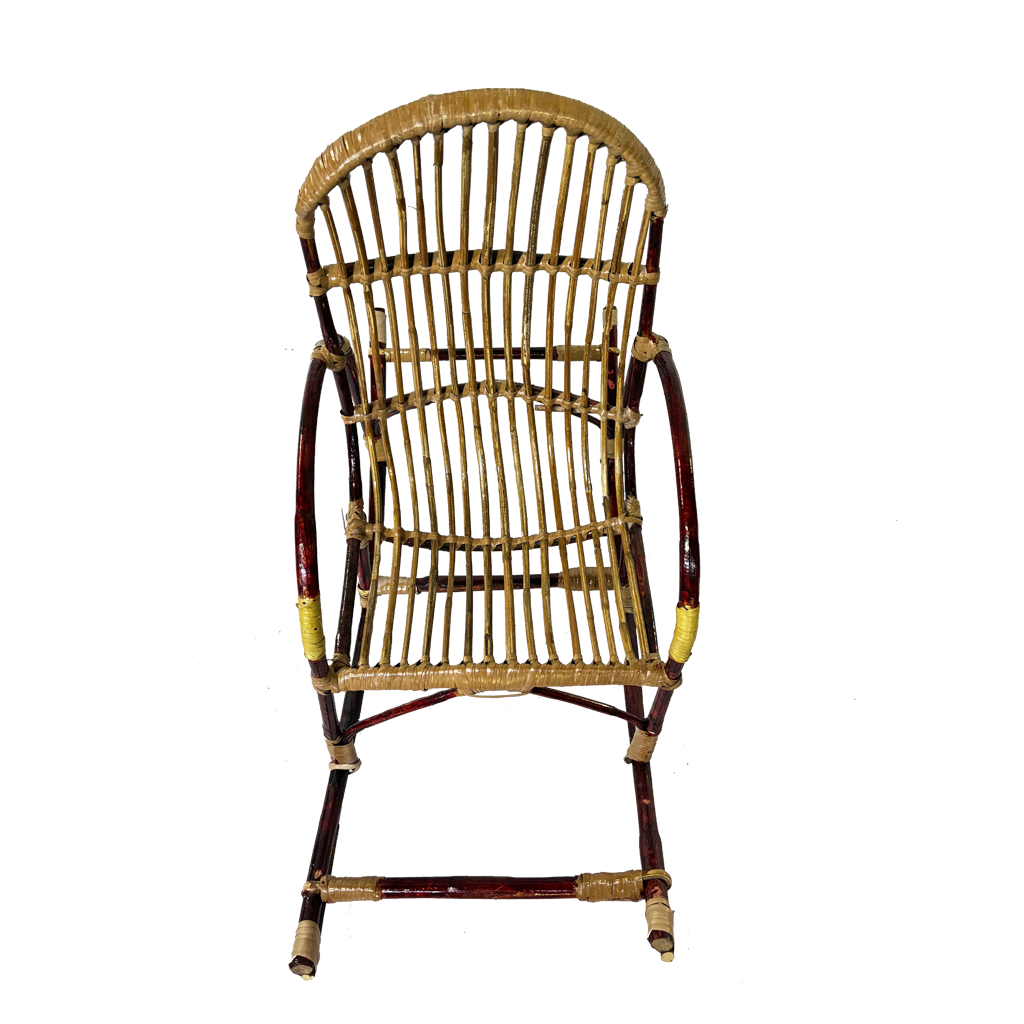 Cane Bamboo Kids Rocking Chair - 1